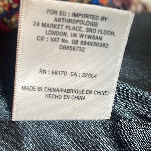 Ett:TWA Anthropologie Harlequin Tweed Blazer size S - Picture 8 of 15